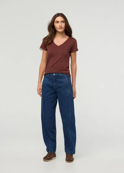 Duer Performance Denim Lite Boxy Shirt In Mesa