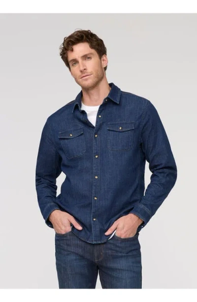 Duer Performance Denim Lite Two-pocket Shirt In Blue