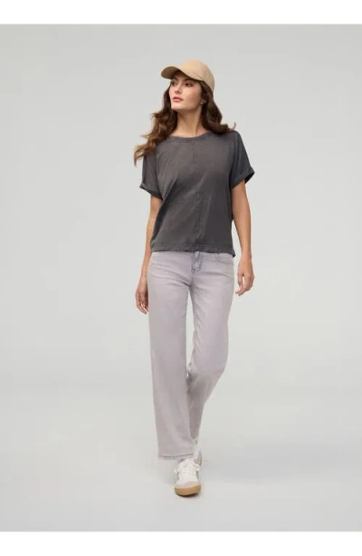 Duer Performance Denim Mid Rise Straight In Green
