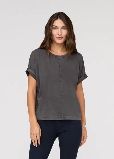 Duer Purepima Dolman Tee In Washed Grey