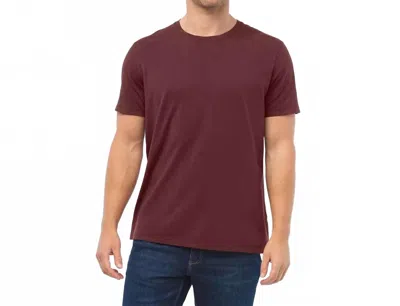 Duer Purepima Only T Shirt In Chestnut In Burgundy