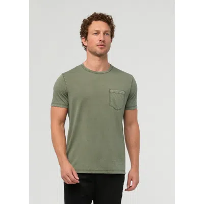 Duer Purepima Pocket Tee In Green