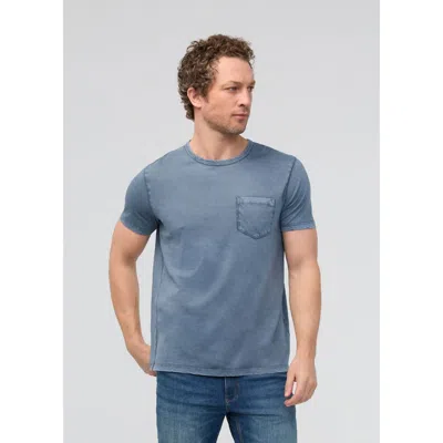 Duer Purepima Pocket Tee In Blue