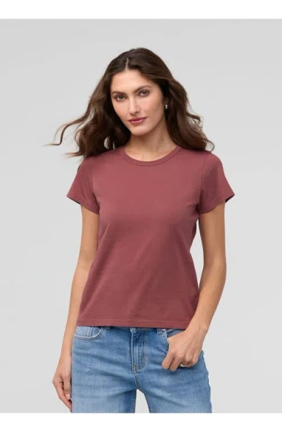 Duer Purepima Slim Crew In Red