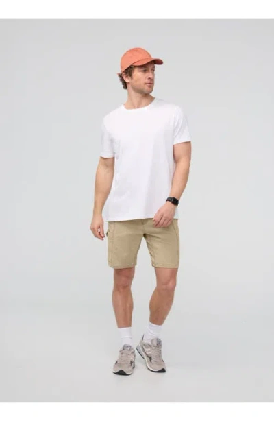 Duer Stretch Canvas Cargo Short In Brown