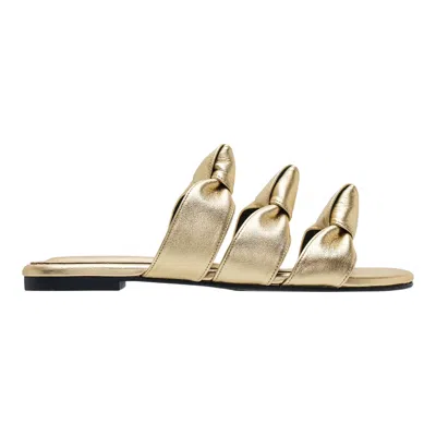 Duet Shoes Bowie Sandals In Gold