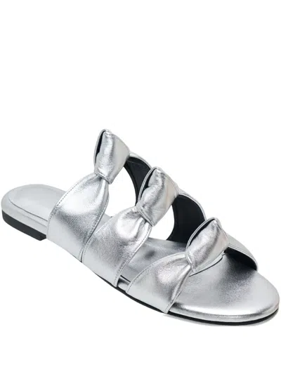 Duet Shoes Knotted Leather Sandals In Multi
