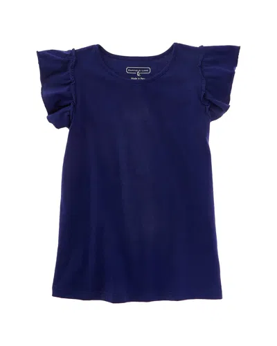Duffield Lane Kids' Abigail Top In Blue
