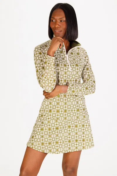 Duffield Lane Active Sherri Skort In Green Tile