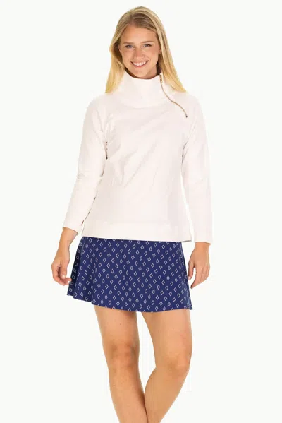 Duffield Lane Active Sherri Skort In Navy Diamond