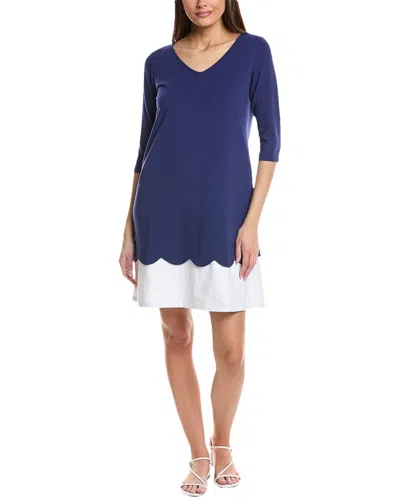 Duffield Lane Anniversary Newberry Mini Dress In Blue