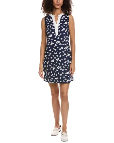 Duffield Lane Bridgeport Shift Dress In Blue
