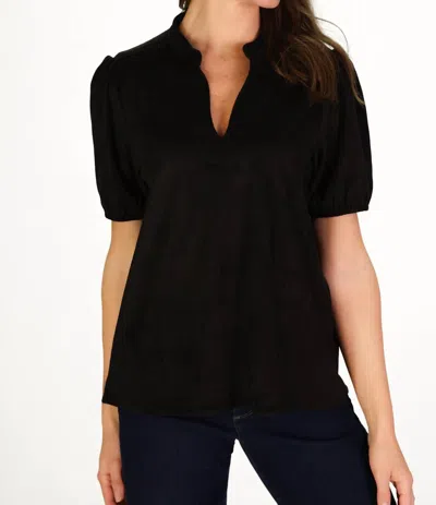 Duffield Lane Brooke Top In Black