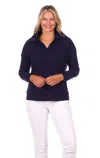 Duffield Lane Brynn Sweatshirt In Navy