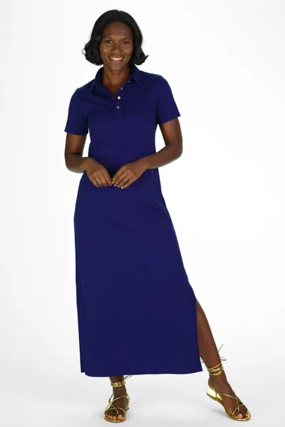 Duffield Lane Burton Dress In Royal Navy