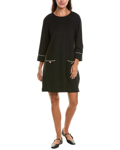 Duffield Lane Caitlyn Shift Dress In Black