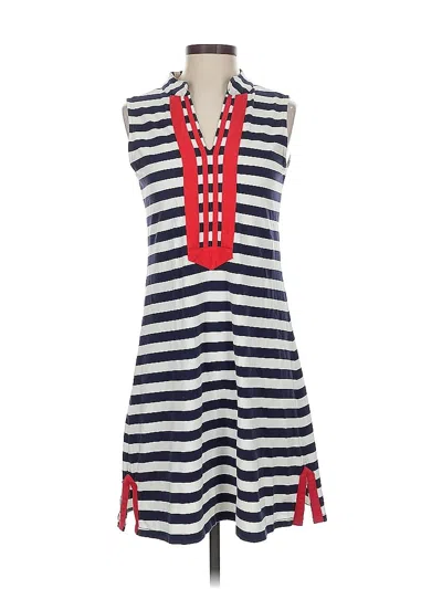 Pre-owned Duffield Lane Casual Dress In Blue