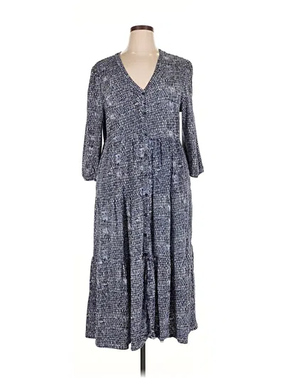 Pre-owned Duffield Lane Casual Dress In Blue