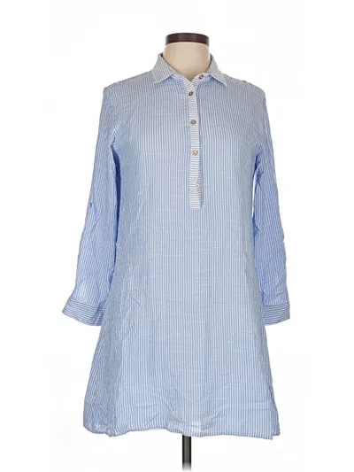 Pre-owned Duffield Lane Casual Dress In Blue