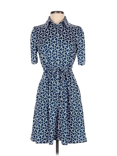 Pre-owned Duffield Lane Casual Dress In Blue