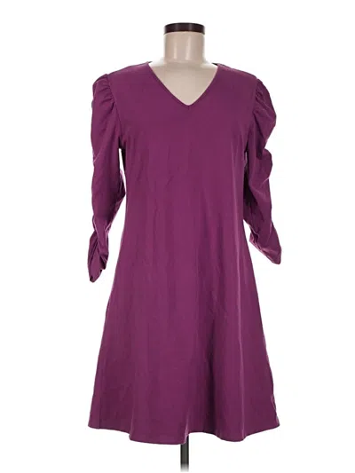 Pre-owned Duffield Lane Casual Dress In Purple