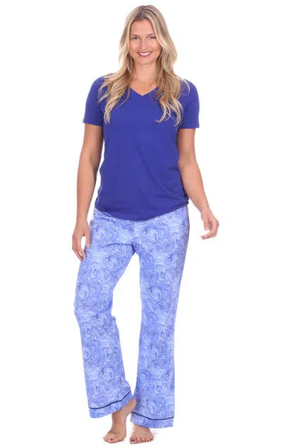 Duffield Lane Celine Set In Blue Marble