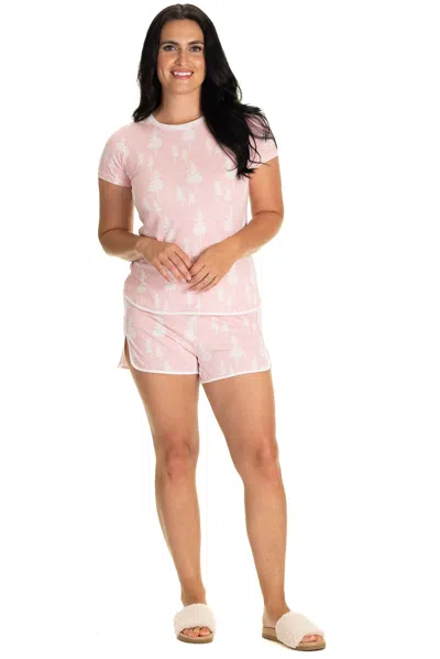 Duffield Lane Chandler Short Set In Leland Gal Alpine Blush