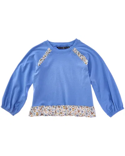 Duffield Lane Kids' Deena Top In Blue