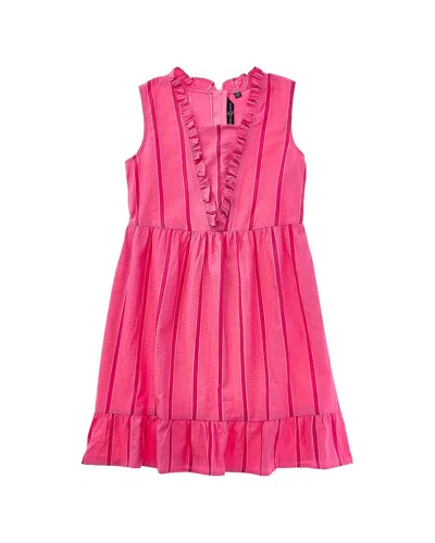 Duffield Lane Delphine Midi Dress In Pink