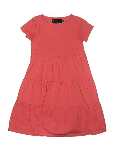 Pre-owned Duffield Lane Kids' Dress In Red
