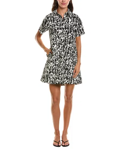 Duffield Lane Enid Mini Dress In Black