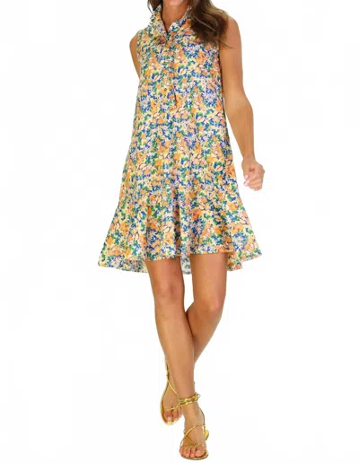 Duffield Lane Ethel Dress In Summer Floral In Multi