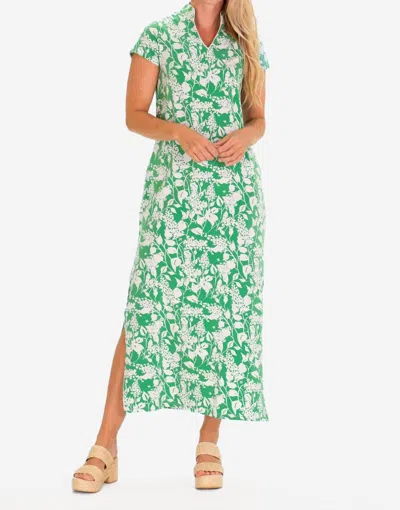 Duffield Lane Gaia Maxi Dress In Green Garden