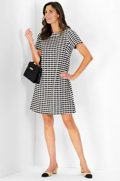 Duffield Lane Gianna Dress In Tweed Sweater Knit