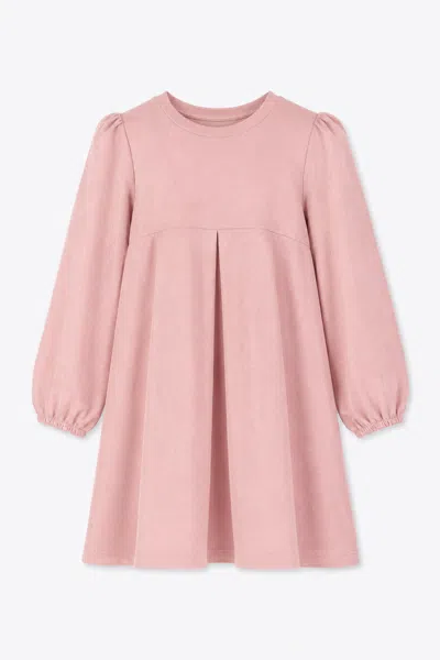 Duffield Lane Kids' Girls Brielle Dress In Pink Ice Shimmer Knit