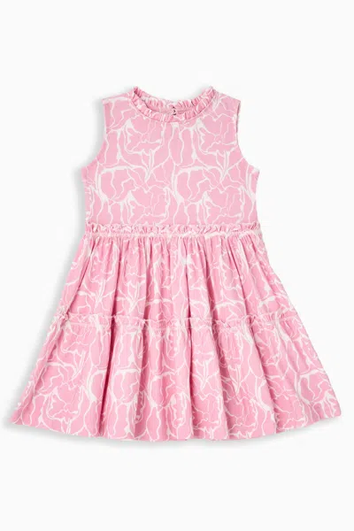 Duffield Lane Kids' Girls Goldie Dress In Blush Meadows