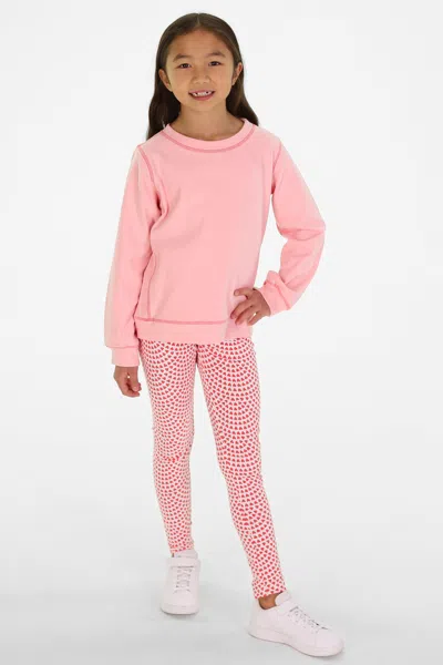 Duffield Lane Kids' Girls Lolly Legging In Pink