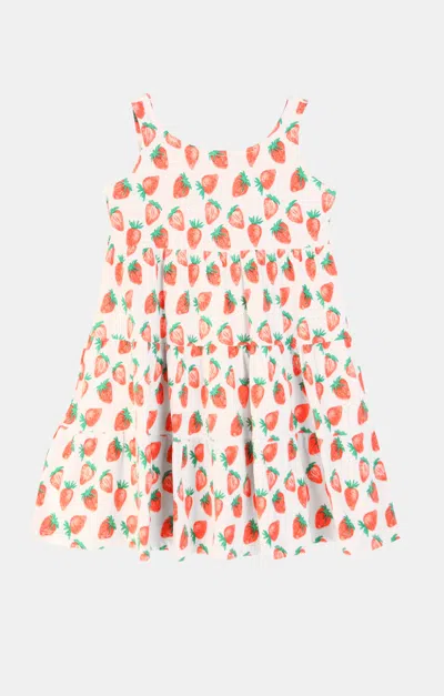 Duffield Lane Kids' Girls Lucy Dress In Strawberry Fields