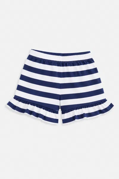 Duffield Lane Kids' Girls Remy Ruffle Short In Blue