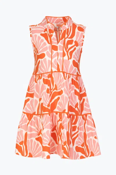 Duffield Lane Kids' Girls Robin Dress In Sunset Blossoms