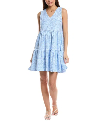 Duffield Lane Goldie Mini Dress In Blue
