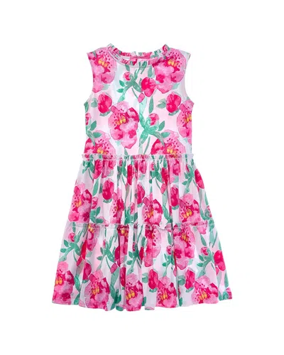 Duffield Lane Kids' Goldie Mini Dress In Pink