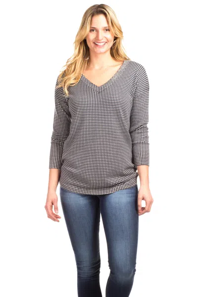 Duffield Lane Hampton Sweater In Check