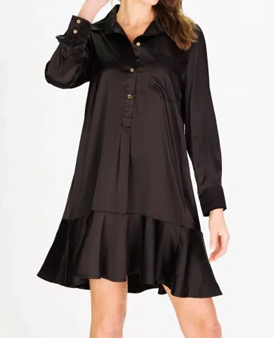 Duffield Lane Iris Dress In Black