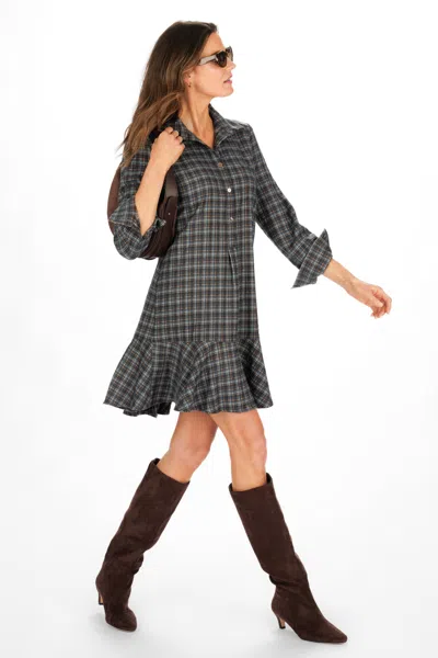 Duffield Lane Iris Dress In Gray