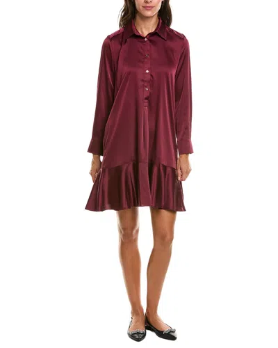 Duffield Lane Iris Dress In Burgundy