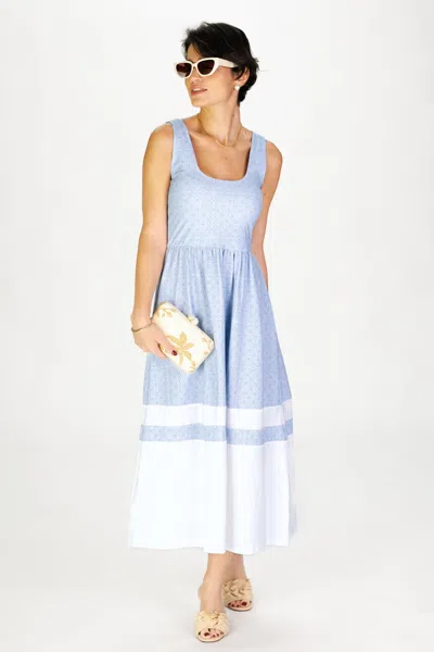 Duffield Lane Jillian Dress In Coastal Medallion