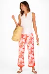 Duffield Lane Juno Pant In Sunset Blossoms