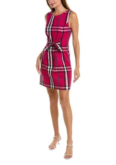 Duffield Lane Kalyn Dress In Pink Plaid