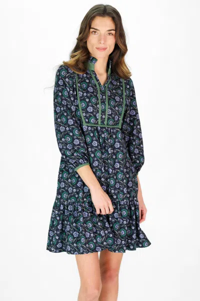 Duffield Lane Katie Dress In Twilight Vines